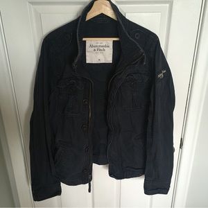 Abercrombie and fitch military style utility jacket